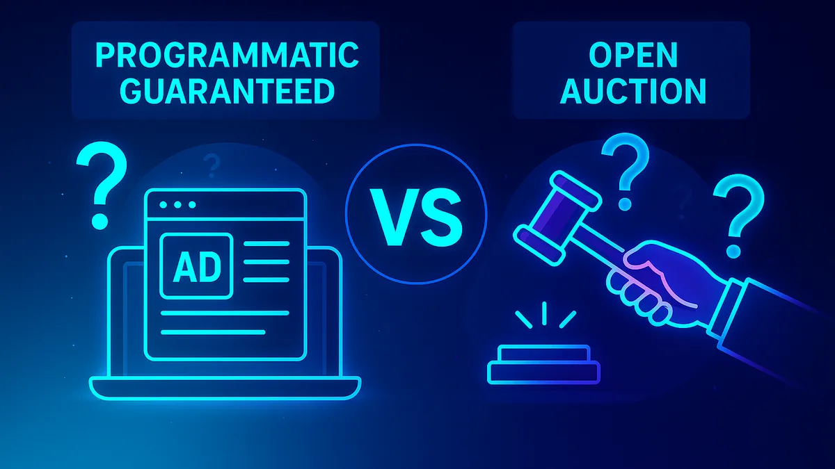 Programmatic Guaranteed vs. Open Auction What's Right for You?